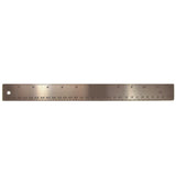 TPG Creations™ Stainless Steel Ruler, Standard/Metric, 12" Long, Silver, 72/Carton (TPG15272) Case of 72