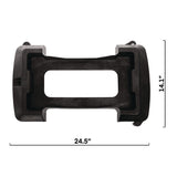 Alpine Industries Rectangular Trash Can Dolly, 200 lb Capacity, 8.2 x 24.4 x 15.7, Black (ALHALP477DOLLY) Each