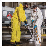 KleenGuard™ A70 Chemical Spray Protection Coveralls, Elastic Wrists, Ankles, Hood and Boots, 2X-Large, Yellow, 12/Carton (ANS00685) Case of 12
