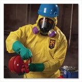 KleenGuard™ A70 Chemical Spray Protection Coveralls, Elastic Wrists, Ankles, Hood and Boots, 2X-Large, Yellow, 12/Carton (ANS00685) Case of 12