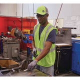 Ergodyne GloWear 8205HL-ECO Class 2 Recycled Hi-Vis Vest, Mesh, Polyester, Small/Medium, Lime (EGO21983) Each