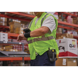 Ergodyne GloWear 8205HL-ECO Class 2 Recycled Hi-Vis Vest, Mesh, Polyester, Large/X-Large, Lime (EGO21985) Each