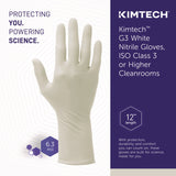 Kimtech™ G3 White Nitrile Gloves, X-Large, 6.3 mil, 1,000/Carton (KCC56886) Case of 1000