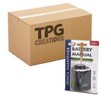 TPG Creations™ 2-in-1 Sharpener, Battery/Manual-Powered, 6.13 x 3, Black, 24/Carton (TPG36424) Case of 24