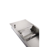 Alpine Industries Recessed Commercial Paper Towel Dispenser with 2 Gal Waste Receptacle, 28 x 4.3 x 14, Stainless Steel (ALHALP495) Each