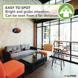 Alpine Industries LED Oval Coffee Sign, 23 x 14, Black Frame, Blue/Red Graphics (ALHALP49705) Each