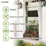 Alpine Industries LED Rectangular TACO Sign, 19 x 10, Black Frame, Green/Red/Yellow Graphics (ALHALP49711) Each