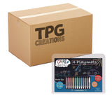 TPG Creations™ Wonder Stix Playmat Kit, 12 Assorted Pastel Wonderstix and 4 Playmats/Pack, 12 Packs/Carton (TPG64906) Case of 12