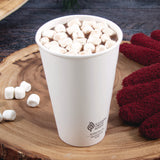 SOLO® Thermoguard Insulated Paper Hot Cups, 16 oz, White Sustainable Forest Design, 600/Carton (SCCDWTG16W) Case of 600