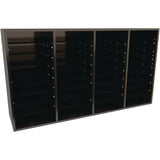 AdirOffice Wood Adjustable 36 Compartment Literature Organizer, 36 Sections, Letter Size, 39.3 x 11.8 x 23.9, Black (ALHI50036BLK) Each
