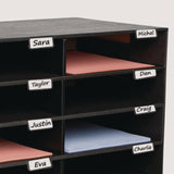 AdirOffice File Classroom Literature Organizer, 15 Sections, Letter Size, 32 x 13 x 17, Black (ALHI50115BLK) Each