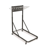 AdirOffice Blueprint Storage Cabinet Rolling Stand, Assorted Document Sizes Accomodated, 27" x 28.5" to 46.5" x 46" to 66", Black (ALHI613BLK) Each