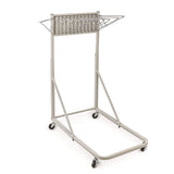 AdirOffice Blueprint Storage Cabinet Rolling Stand, Assorted Document Sizes Accommodated, 27" x 28.5" to 46.5" x 46" to 66", Gray (ALHI613) Each