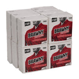 Brawny® Professional All Purpose Wipers, 3-Ply, 13 x 13, White, 80 Wipers/Pack, 12 Packs/Carton (GPC290) Case of 12