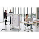 AdirOffice Expandable Blueprint Storage Cabinet Mobile Plan Center, Assorted Document Sizes, 20.5" x 28" to 46.5" x 50.75", Beige (ALHI615) Each
