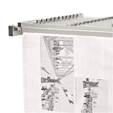 AdirOffice Expandable Blueprint Storage Cabinet Mobile Plan Center, Assorted Document Sizes, 20.5" x 28" to 46.5" x 50.75", Beige (ALHI615) Each