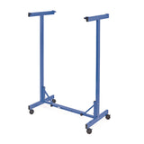 AdirOffice Expandable Blueprint Storage Cabinet Mobile Plan Center, Assorted Document Sizes, 20.5" x 28" to 46.5" x 50.75", Blue (ALHI615BLU) Each