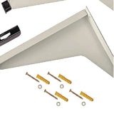 AdirOffice Drop Lift Blueprint Storage Wall Rack, Assorted Document Sizes Accommodated, 7.9" x 1.2" x 7.1", Gray (ALHI616) Each