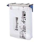 AdirOffice Drop Lift Blueprint Storage Wall Rack, Assorted Document Sizes Accommodated, 7.9" x 1.2" x 7.1", Blue (ALHI616BLU) Each