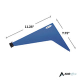 AdirOffice Drop Lift Blueprint Storage Wall Rack, Assorted Document Sizes Accommodated, 7.9" x 1.2" x 7.1", Blue (ALHI616BLU) Each