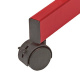 AdirOffice Expandable Blueprint Storage Cabinet Mobile Plan Center, Assorted Document Sizes, 20.5" x 28" to 46.5" x 50.75", Red (ALHI615RED) Each