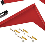 AdirOffice Drop Lift Blueprint Storage Wall Rack, Assorted Document Sizes Accommodated, 7.9" x 1.2" x 7.1", Red (ALHI616RED) Each