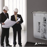AdirOffice Drop Lift Blueprint Storage Wall Rack, Assorted Document Sizes Accommodated, 7.9" x 1.2" x 7.1", White (ALHI616WHI) Each