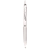 uniball® 207 Plus+ Gel Pen, Retractable, Medium 0.7 mm, Black Ink, White Barrel, Dozen (UBC70706) 1 Dozen