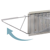 AdirOffice Large File Blueprint Pivot Wall Rack, Assorted Document Sizes Accommodated, 11" x 15.8" x 23.9", Gray (ALHI617) Each