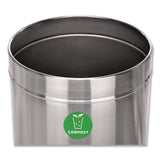Alpine Industries 27 Gallon Stainless Steel Compost Can, Brushed Stainless Steel (ALHALP47527CO) Each