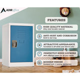 AdirOffice Steel Storage Locker, 1 Compartment, 15 x 15 x 24, Blue (ALHI62902BLU) Each
