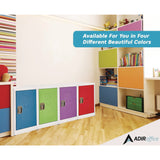 AdirOffice Steel Storage Locker, 1 Compartment, 15 x 15 x 24, Blue (ALHI62902BLU) Each