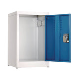 AdirOffice Steel Storage Locker, 1 Compartment, 15 x 15 x 24, Blue (ALHI62902BLU) Each
