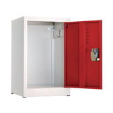AdirOffice Steel Storage Locker, 1 Compartment, 15 x 15 x 24, Red (ALHI62902RED) Each