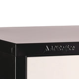 AdirOffice Steel Storage Locker, 1 Compartment, 12 x 12 x 72, Black Body/White Doors (ALHI629201BW) Each