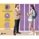 AdirOffice Steel Storage Locker, 1 Compartment, 12 x 12 x 72, Purple (ALHI629201PUR) Each