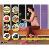 AdirOffice Steel Storage Locker, 1 Compartment, 12 x 12 x 72, Purple (ALHI629201PUR) Each