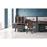 AdirOffice Wooden 27 Compartment Literature Organizer, 27 Sections, Letter Size, 31.49 x 11.81 x 21.65, Black (ALHIOF20101BLK) Each