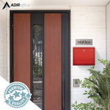 AdirOffice Large Size Steel Multi-Purpose Secure Drop Box, 12 x 3 x 10, Red (ALHI63103RED) Each