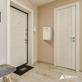 AdirOffice Large Ultimate Secure Drop Box Wall Mounted Mail Box, 11.2 x 4.7 x 16.2, White (ALHI63104WHI) Each