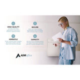 AdirOffice Large Ultimate Secure Drop Box Wall Mounted Mail Box, 11.2 x 4.7 x 16.2, White (ALHI63104WHI) Each