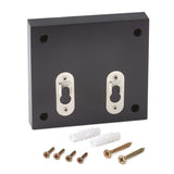 AdirOffice Squared Wood Locking Suggestion Box, 7.25 x 7.5 x 10, Medium Density Fiberboard, Black (ALHI63201BLK) Each