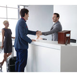 AdirOffice Squared Wood Locking Suggestion Box, 7.25 x 7.5 x 10, Medium Density Fiberboard, Black (ALHI63201BLK) Each