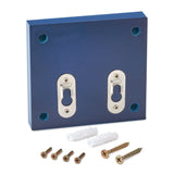 AdirOffice Squared Wood Locking Suggestion Box, 7.25 x 7.5 x 10, Medium Density Fiberboard, Blue (ALHI63201BLU) Each