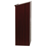 AdirOffice Wood Stand-up Podium Lectern Speaker Stand, 23 x 15 x 45.8, Mahogany (ALHI66101) Each