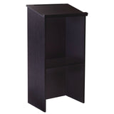 AdirOffice Wood Stand-up Podium Lectern Speaker Stand, 23 x 15 x 45.8, Black (ALHI66101BLK) Each