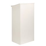 AdirOffice Wood Stand-up Podium Lectern Speaker Stand, 23 x 15 x 45.8, White (ALHI66101WHI) Each