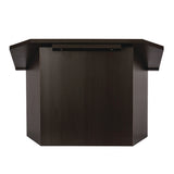 AdirOffice Foldable Tabletop Podium Lectern Speaker Stand, 27 x 16 x 19, Black (ALHI66105BLK) Each