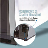 AdirOffice Acrylic Stand-Up Podium Lectern Speaker Stand, 26 x 13 x 47, Black (ALHI66102BLK) Each