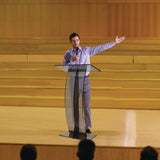 AdirOffice Acrylic Slanted Podium Lectern Speaker Stand, 26.75 x 12.5 x 47, Black (ALHI66103BLK) Each